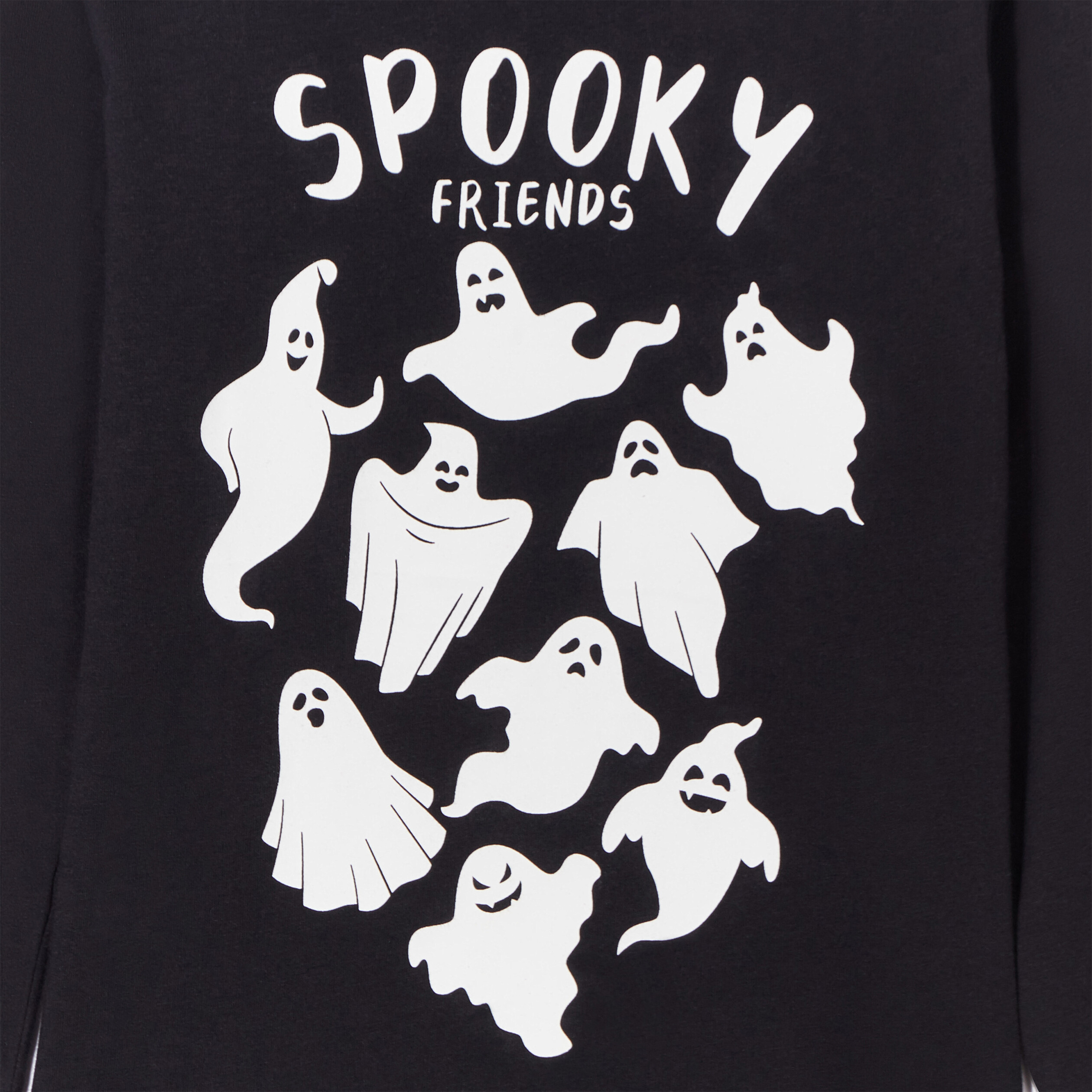 T-shirt Hallowenn phosphorescent coton noir garçon | La Halle