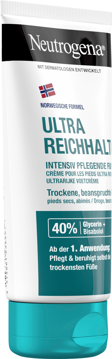 Fußcreme Trockene Haut, Norwegische Formel, 100 ml