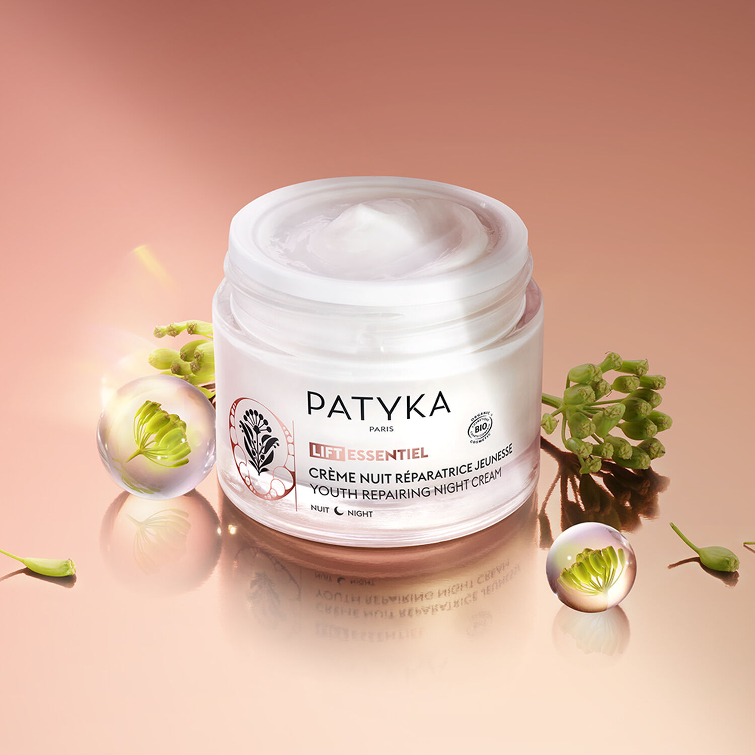 Patyka Lift Essentiel Crème Nuit Réparatrice Jeunesse