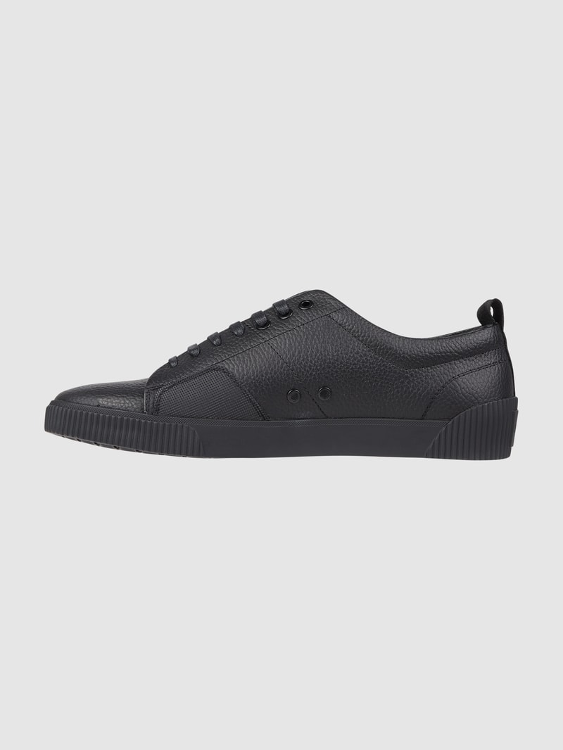 Sneaker mit Label-Details Modell 'Zero Tenn' in schwarz