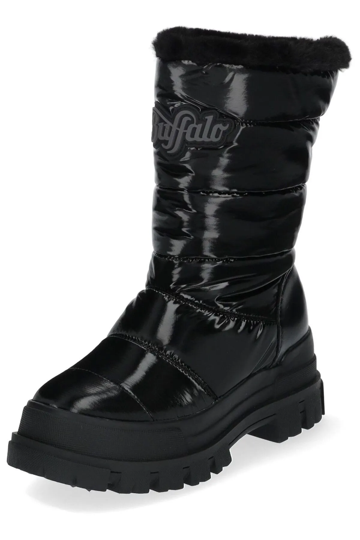 Buffalo  Stiefel - Schwarz - Blockabsatz