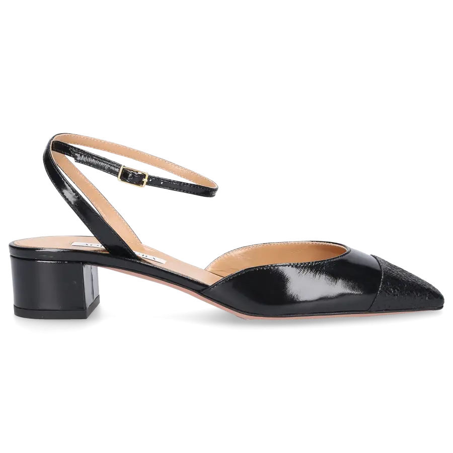 Aquazzura - Slingpumps FRENCH FLIRT 35 Nappaleder - schwarz