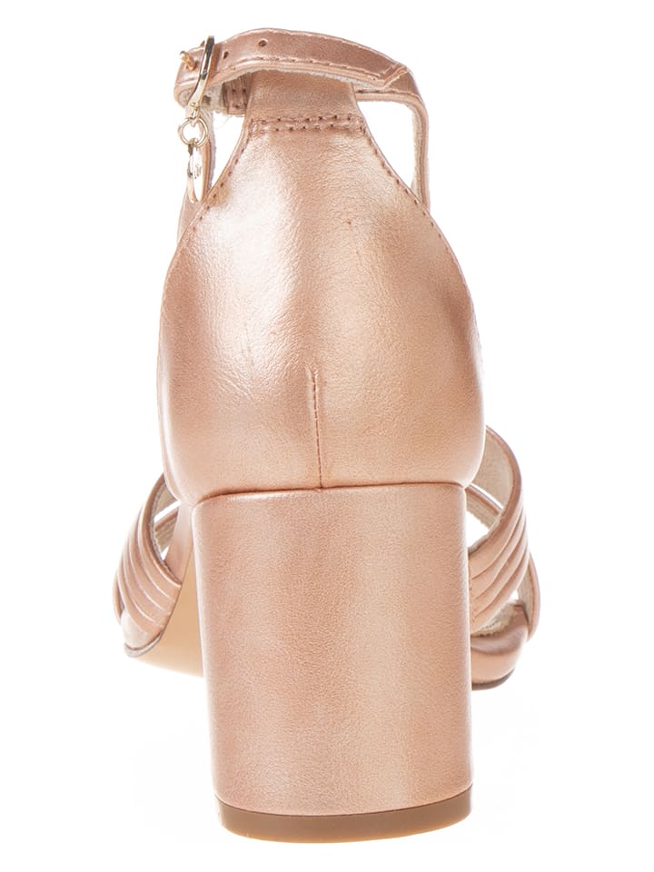 s.Oliver Sandaletten in Roségold günstig kaufen