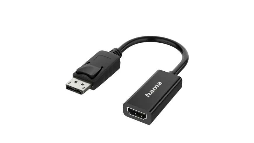 Hama Video-Adapter, DisplayPort-Stecker - HDMI™-Buchse, Ultra-HD 4K