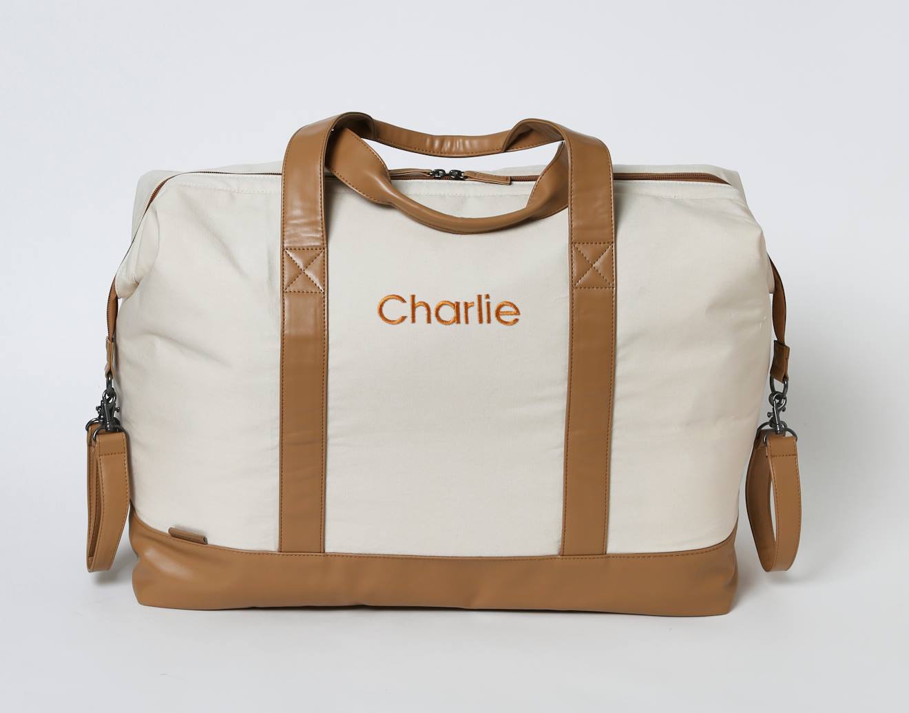 Vertbaudet Eltern Weekender-Wickeltasche MILAN personalisierbar - wollweiß/beige