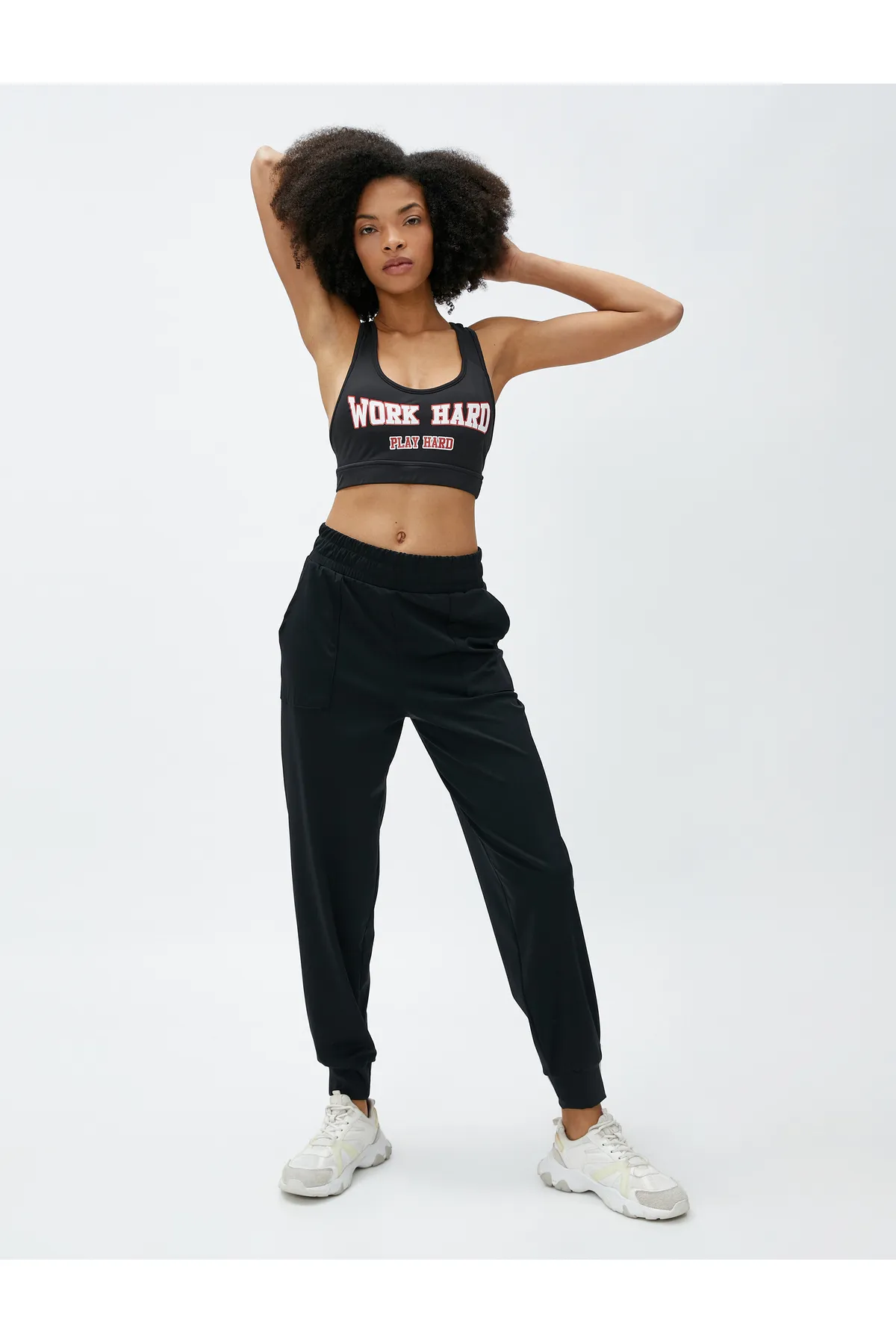 Koton  Jogger-Jogginghose mit elastischem Taschenbund