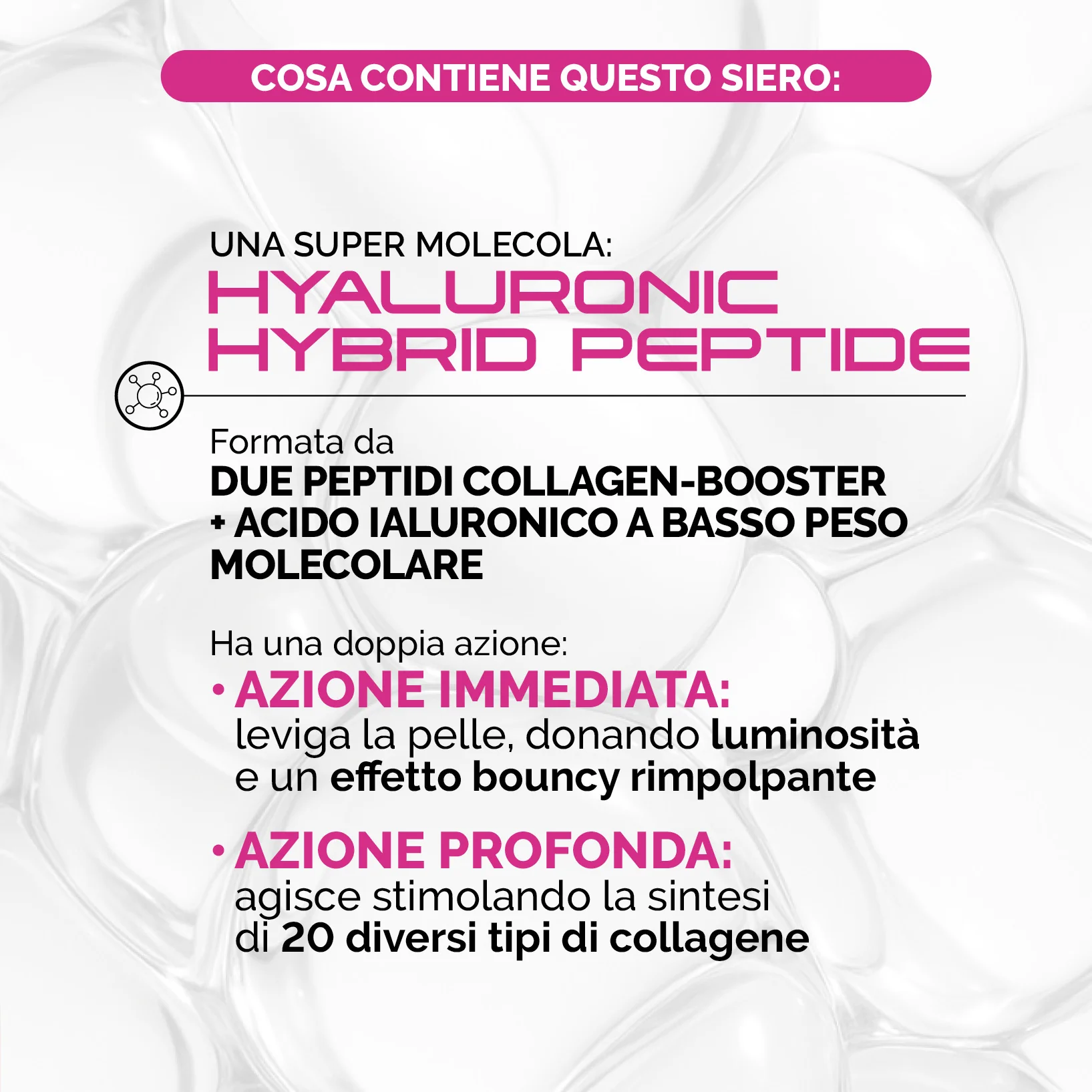 Séruns Faciais EXOPEPTIDE - Sérum Facial Hidratante, Sérum Facial Iluminador, Sérum Facial Antirrugas, Sérum Facial com Efeito Global