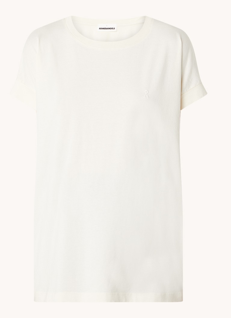 T-shirt ARMEDANGELS in cotone biologico con logo ricamato