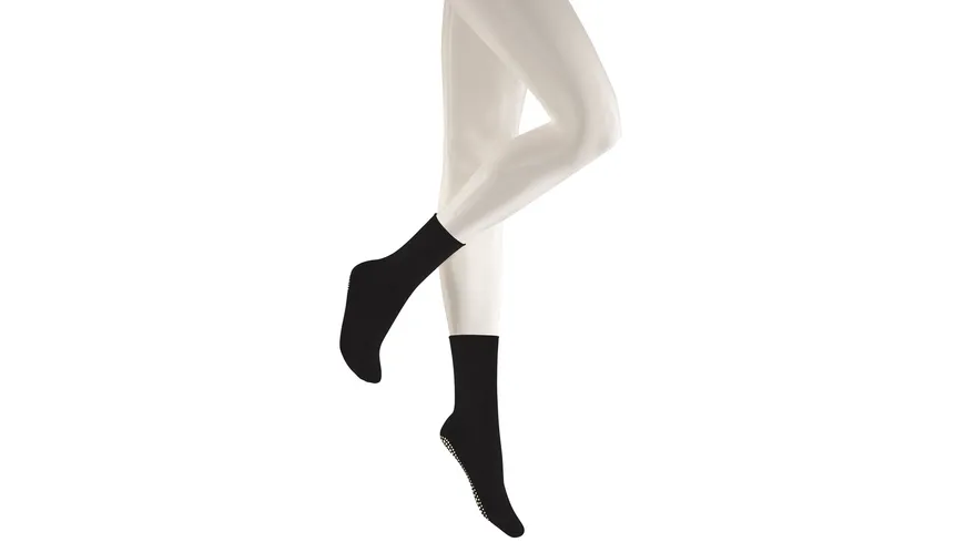 KUNERT Damen Homesocken HOMESOCKS mit ABS schwarz