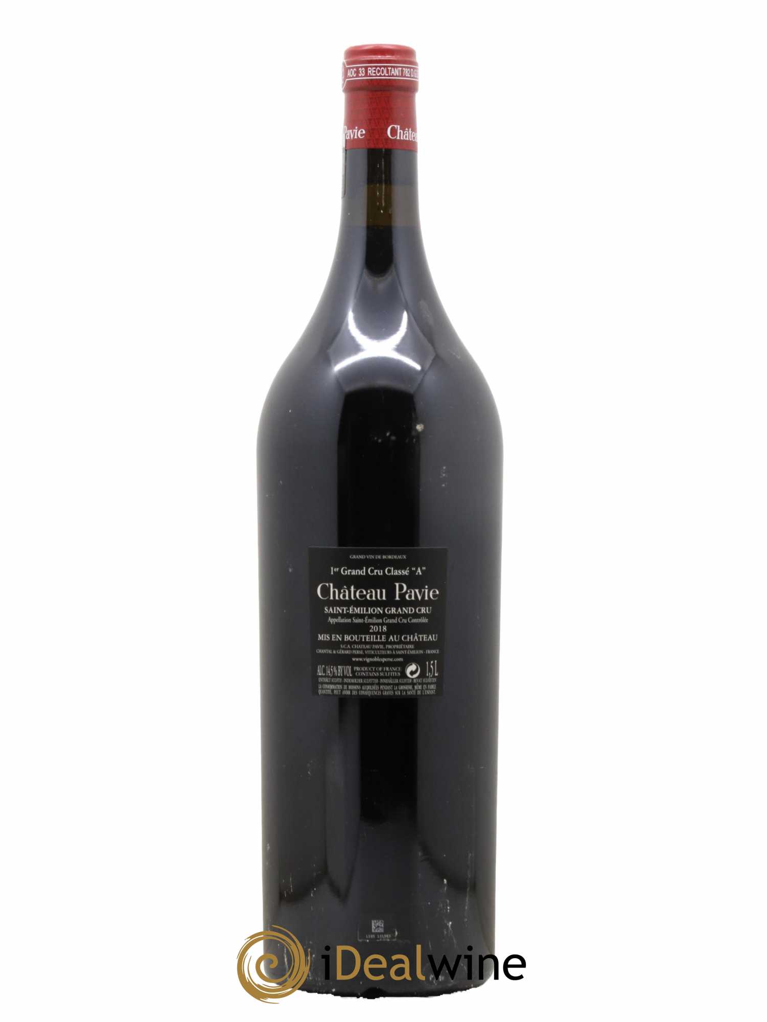 Château Pavie 1er Grand Cru Classé A  2018 - Lot de 1 Magnum
