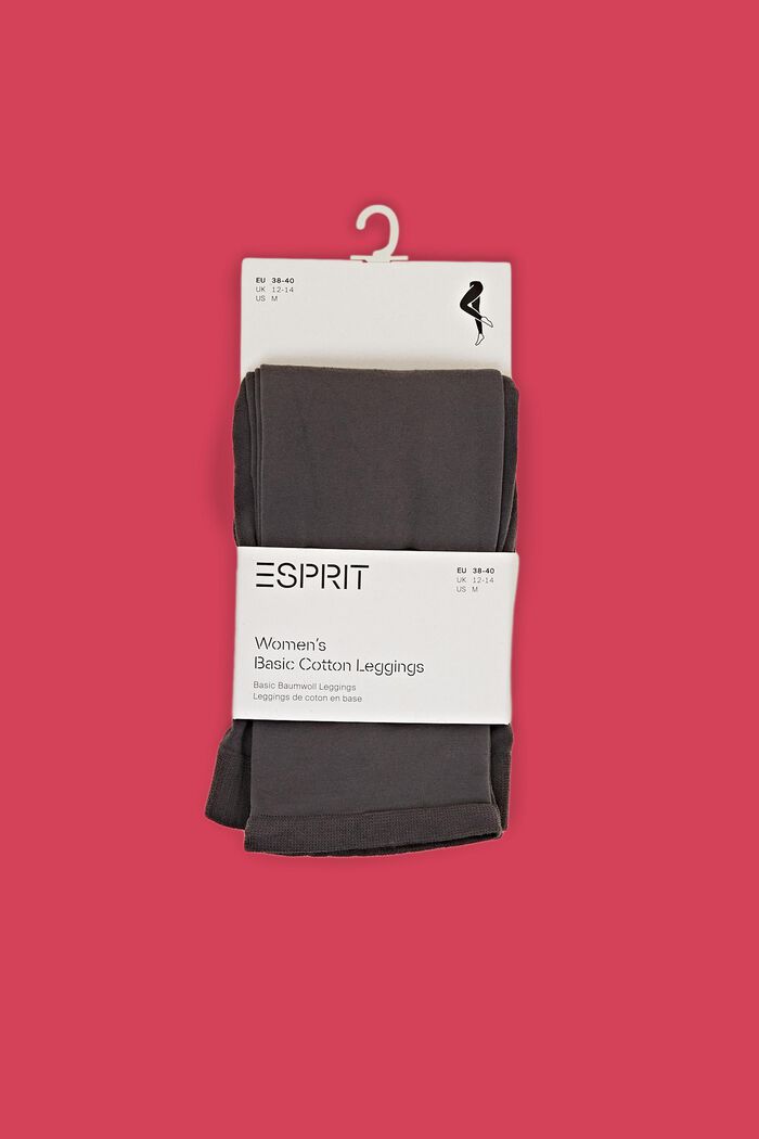 Blickdichte Leggings, Baumwoll-Mix