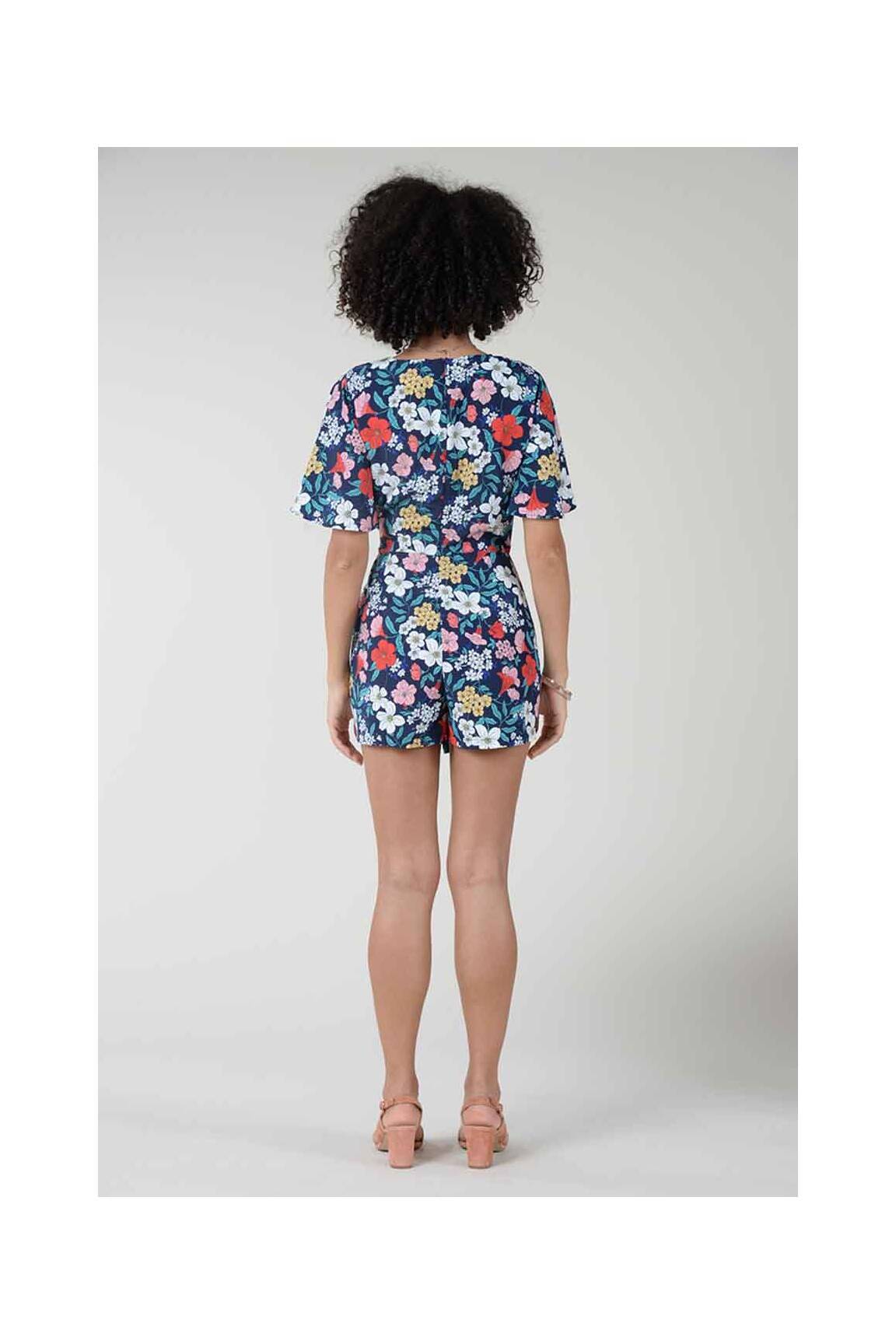 Molly Bracken Combi Shorts Femme couleur bleu