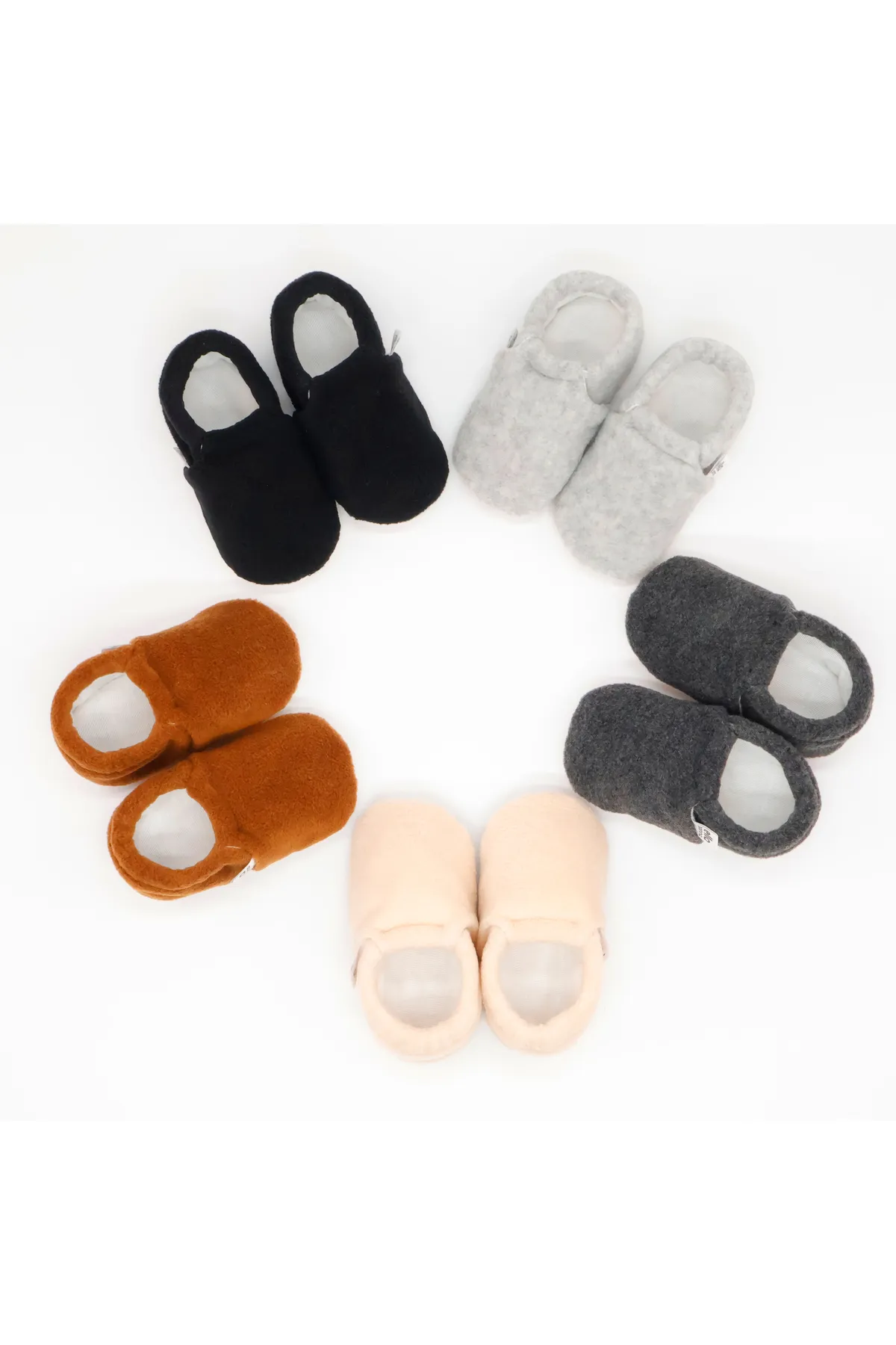 Ella Bonna  Polar Babyschuhe Hausschuhe, Rutschfeste Sohle, Futter aus Bio-Baumwolle, Home Nursery Schuhe