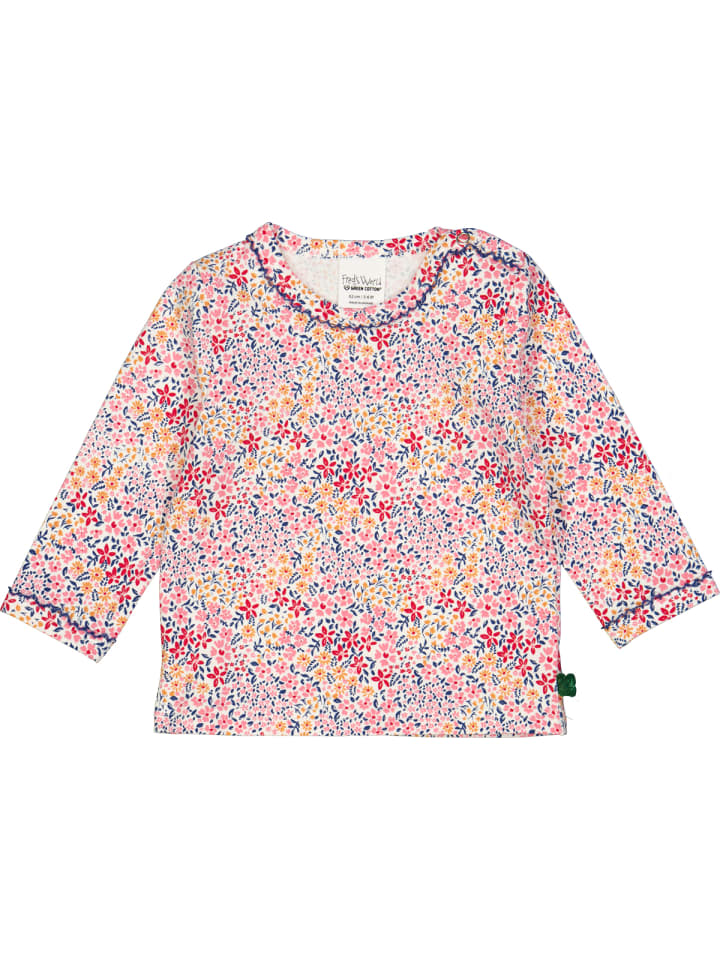 Fred´s World by GREEN COTTON Babylangarmshirt in Almond/ Papaya/ Navy günstig kaufen