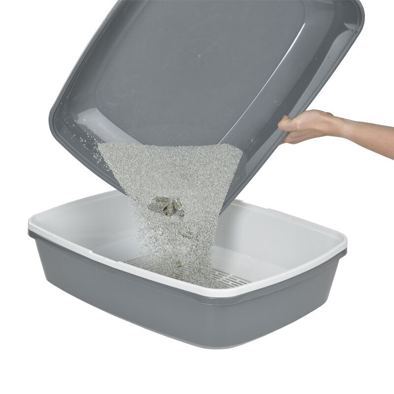 AniOne Katzentoiletten AniOne geschlossene Sieb-Toilette Clean Cat M