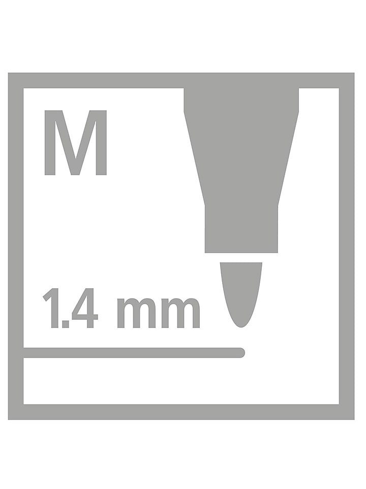 STABILO Premium Metallic-Filzstifte 