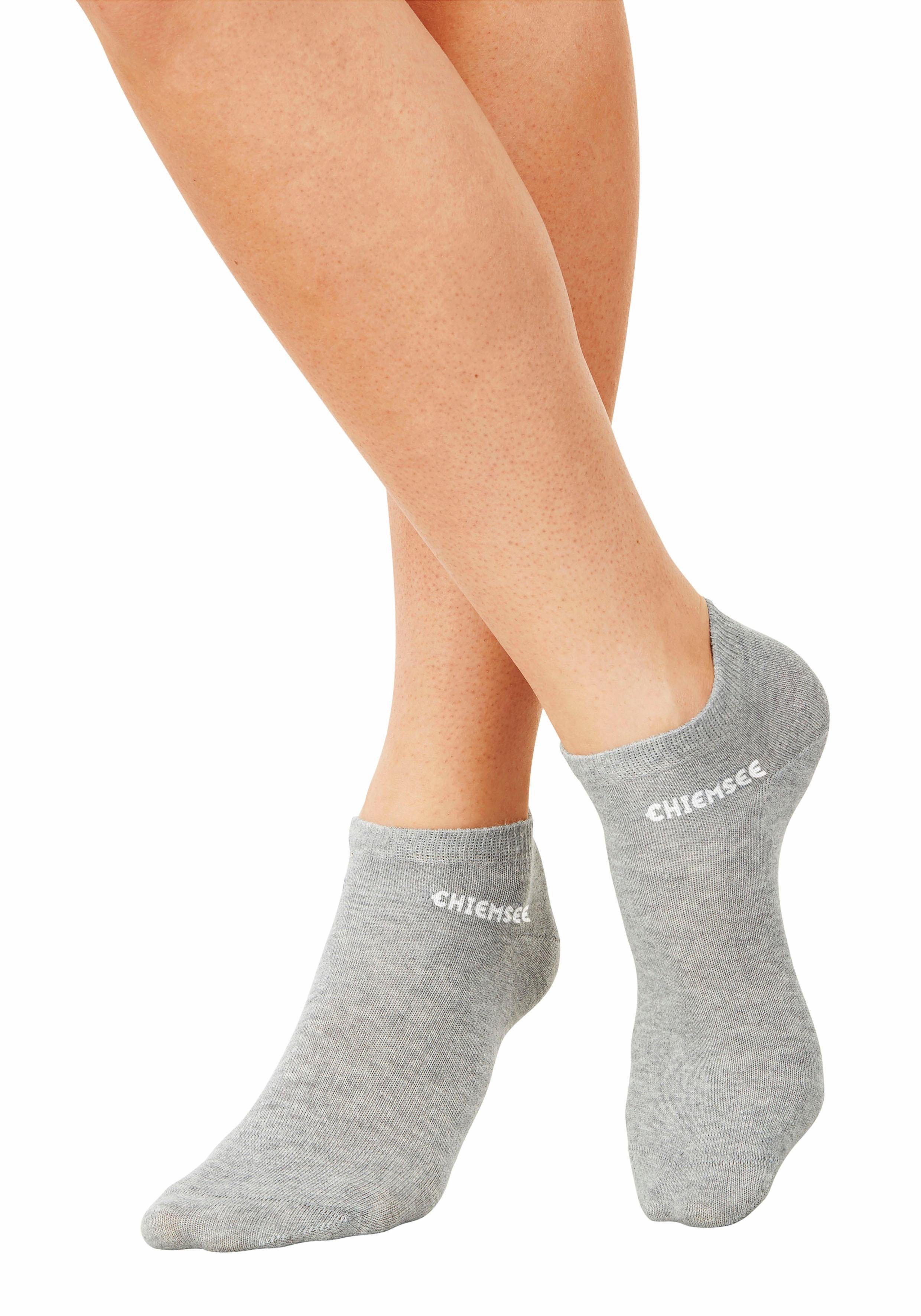 Chiemsee Sneakersocken (Set, 7-Paar) mit eingestricktem Schriftzug