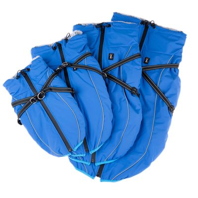 TIAKI Hundemantel mit Geschirr Arkon, blau