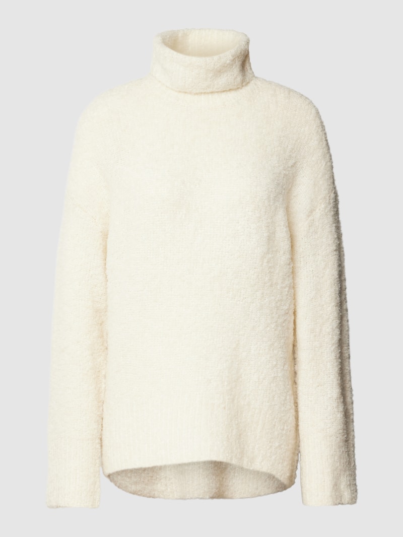 Oversized Strickpullover mit Woll-Anteil Modell 'NATHERINE' in offwhite meliert