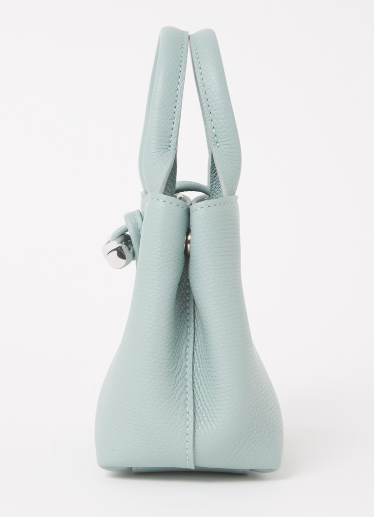 Longchamp Le Roseau XS leather handbag with detachable shoulder strap