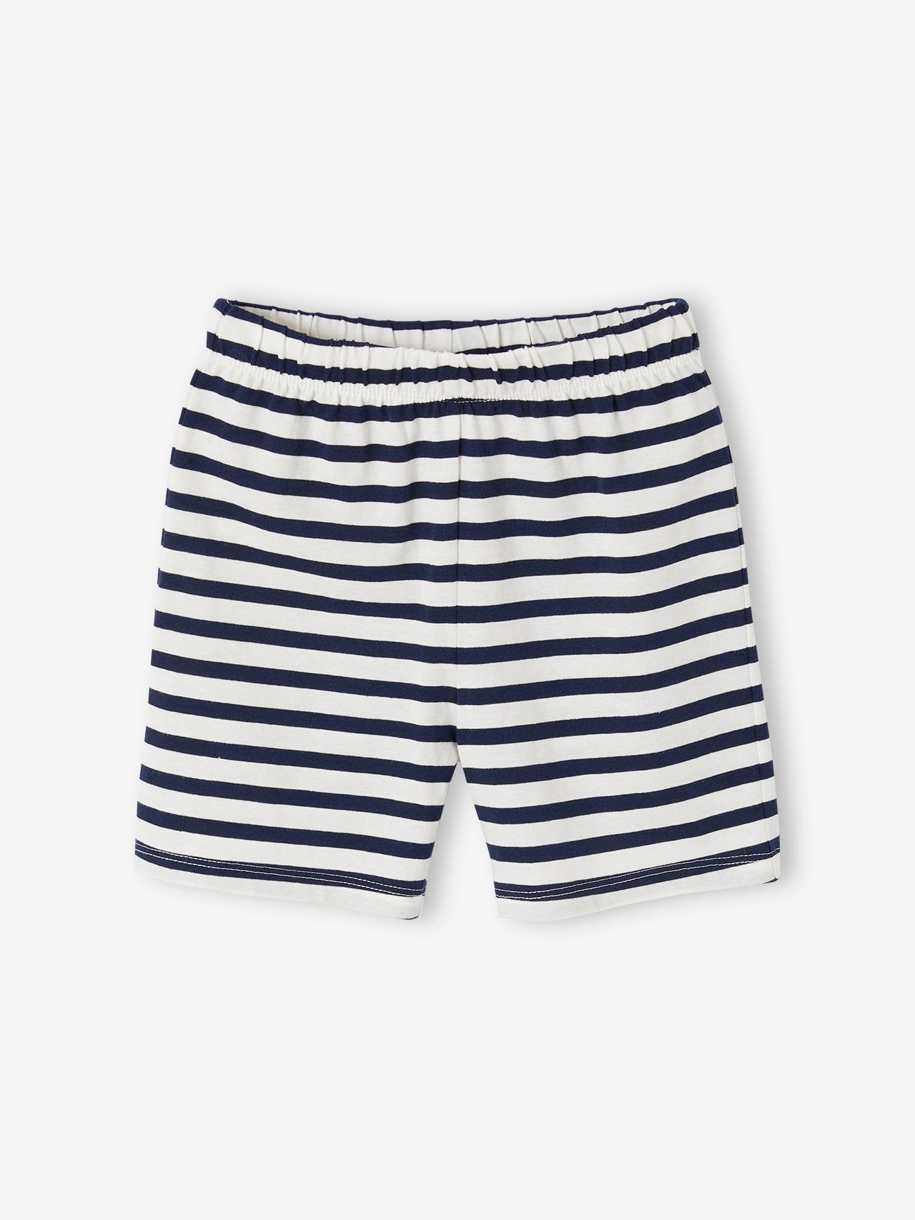 Vertbaudet 2er-Pack Jungen Sommer-Schlafanzüge Oeko-Tex - marine