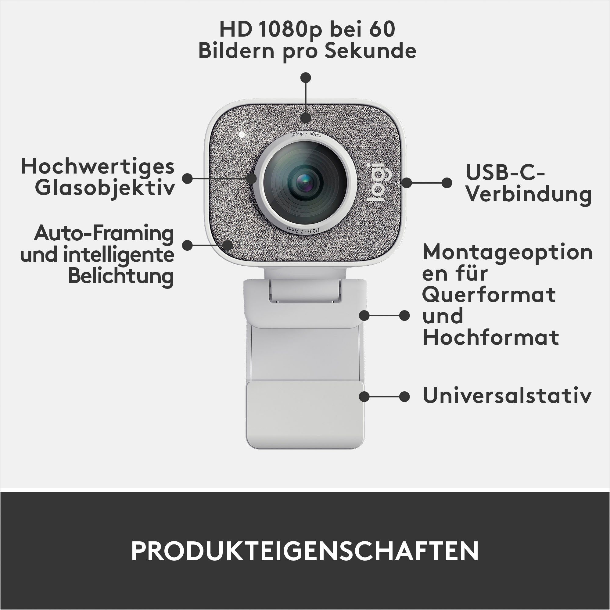 Logitech StreamCam Webcam (Full HD)