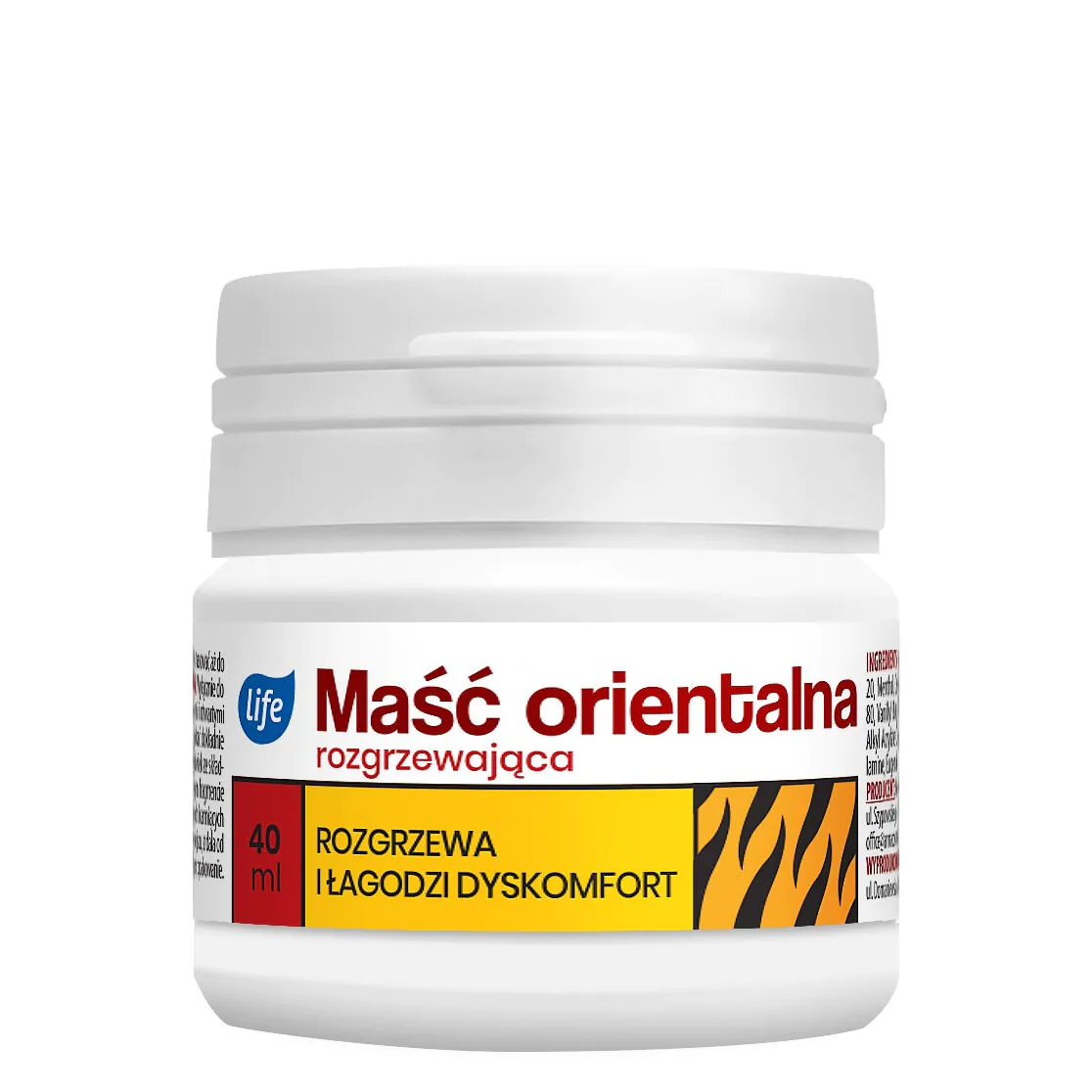Vida, Pomada Oriental Aquecedora
