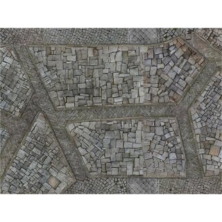 Cobblestone City 2.0 Matte 30x22 Zoll geeignet für Kill Team und Warcry