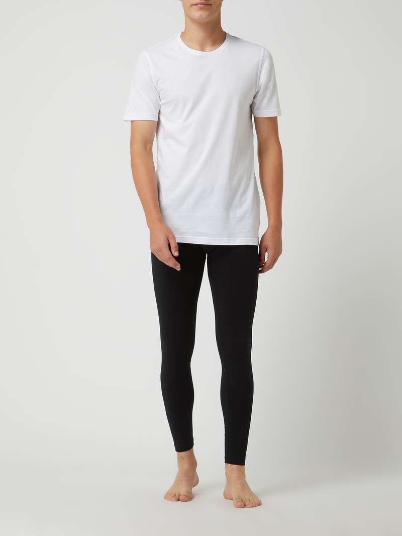 T-Shirt aus Baumwolle im 2er-Pack in weiß