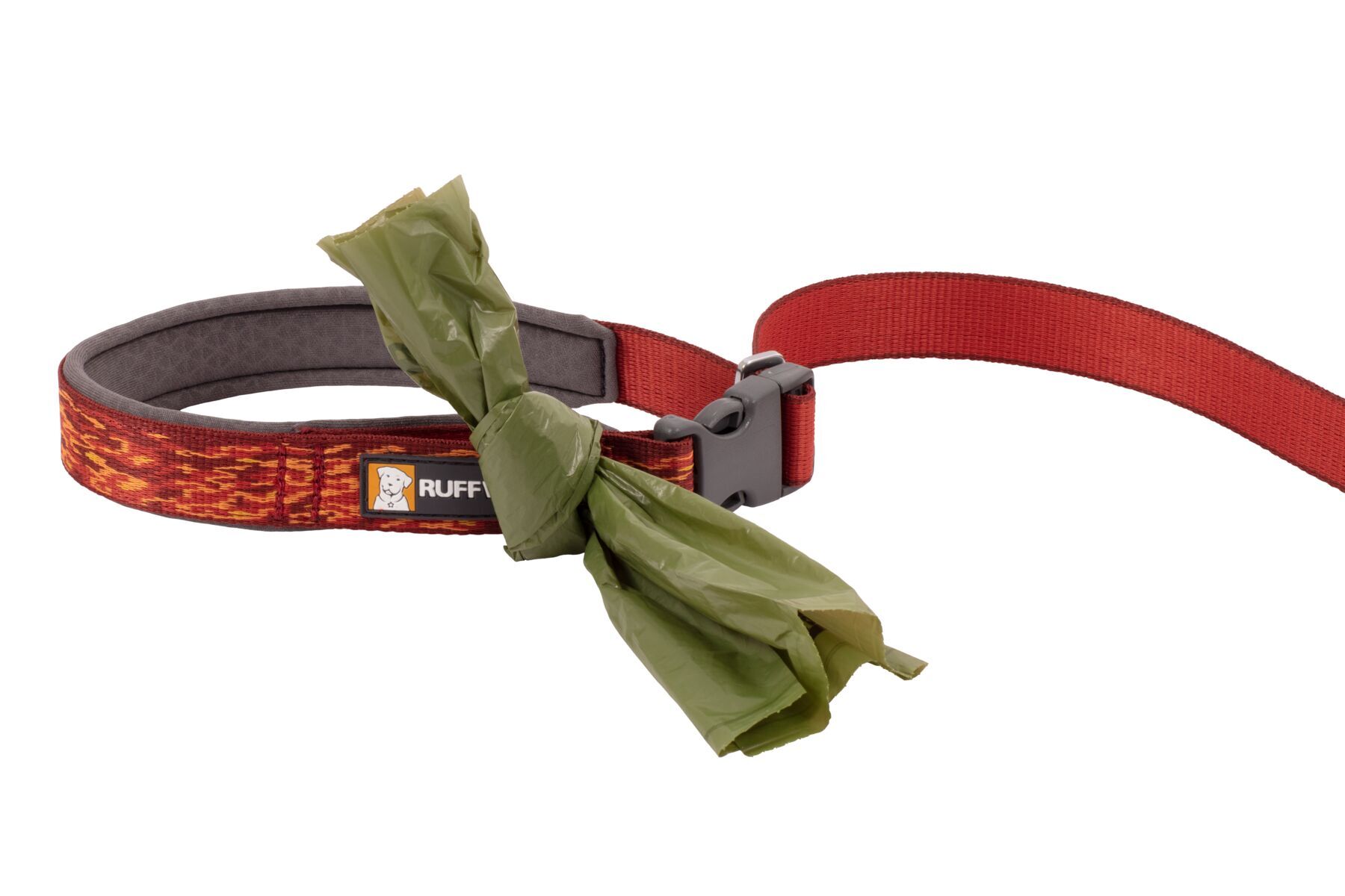 Ruffwear Hundeleinen Ruffwear Flat Out™ Leine rot/ gelb