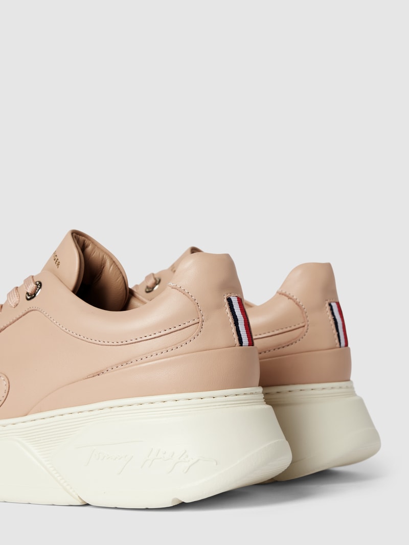 Sneaker aus Leder Modell 'CHUNKY LEATHER SNEAKER' in beige