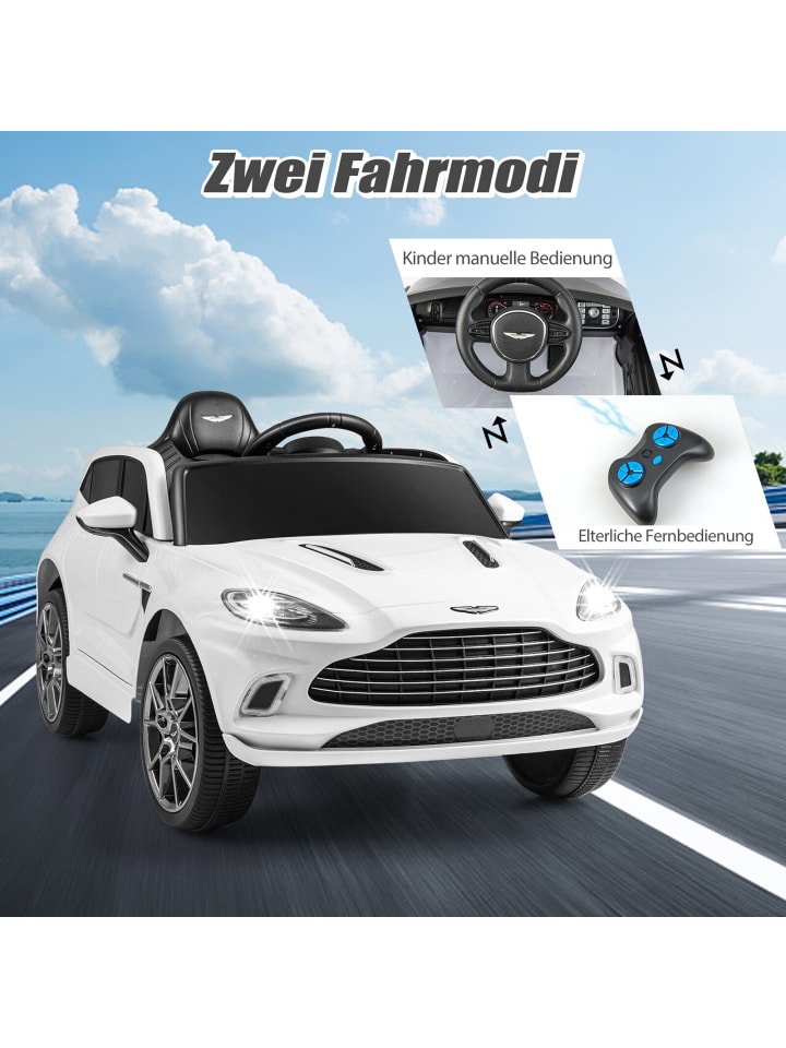 COSTWAY 12V Elektroauto Aston Martin DBX in Weiß günstig kaufen onesize