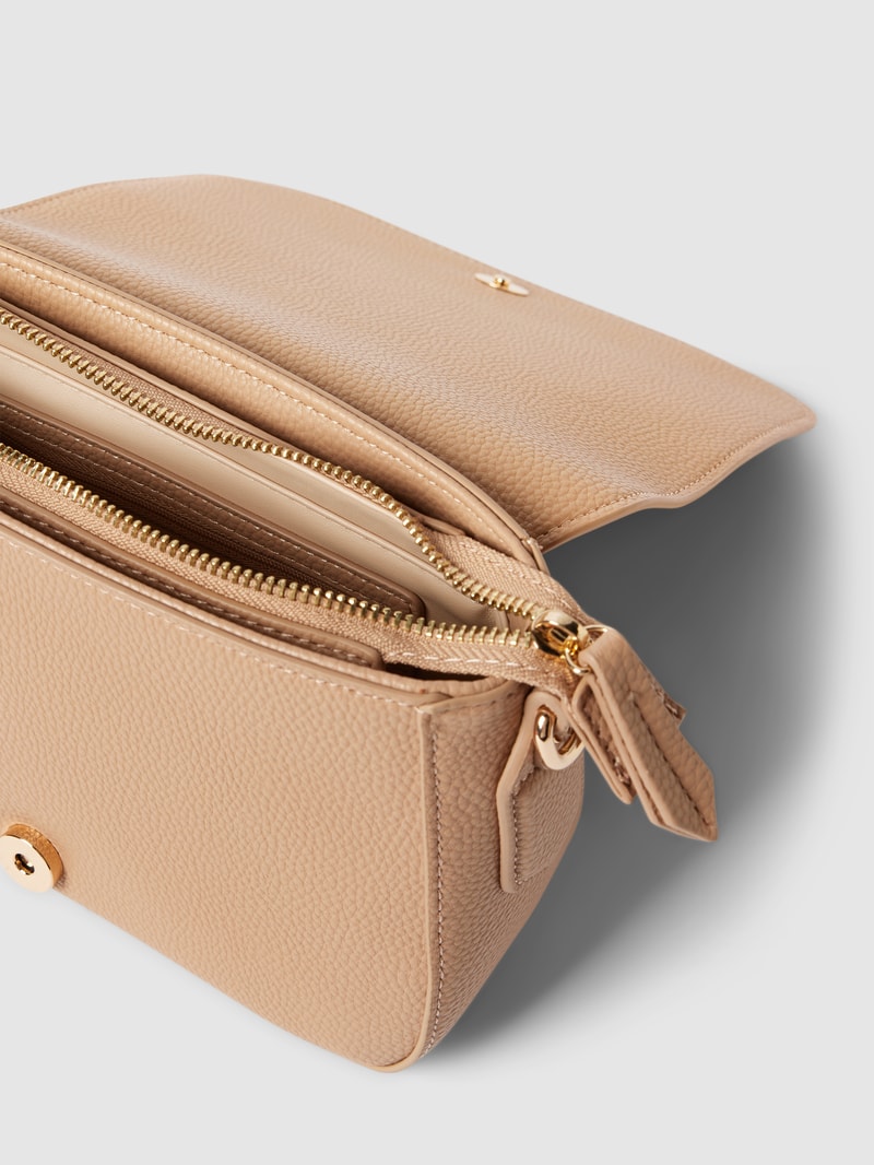 Handtasche mit Label-Detail Modell 'BRIXTON' in beige
