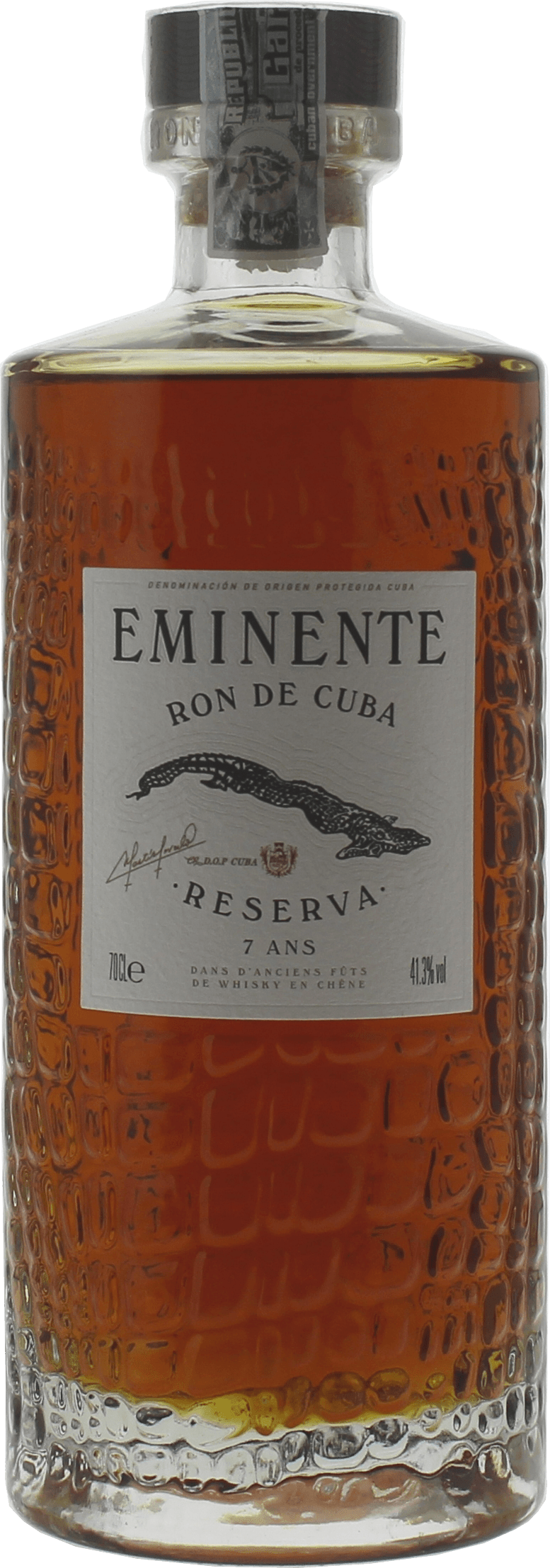 Rhum cuba eminente reserva 7 ans 41,30°