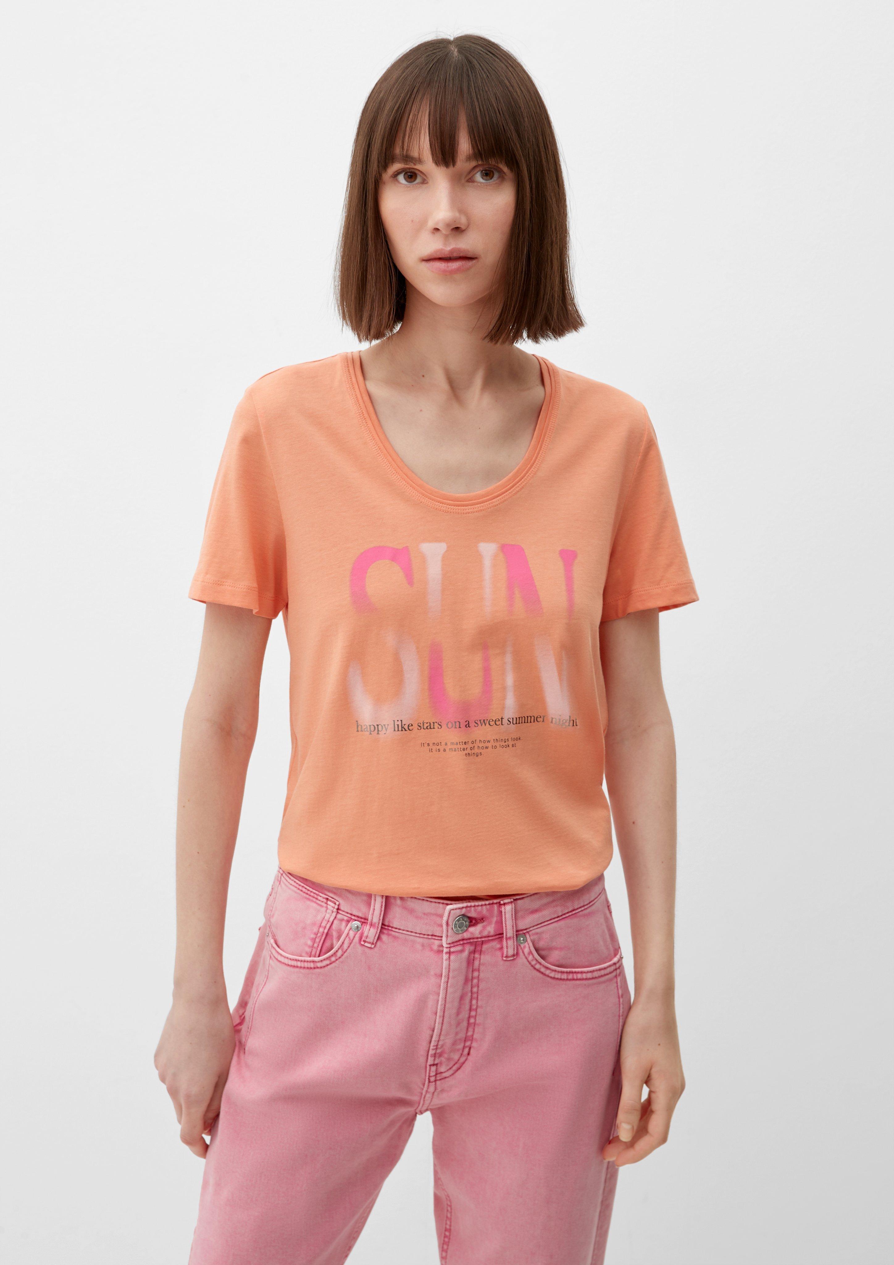 T-Shirt mit Statement-Print  2132800-21D0