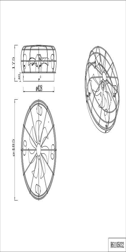 TRIO Leuchten Deckenleuchte Trondheim, Timerfunktion, Ventilatorfunktion, Leuchtmittel wechselbar, mit Ventilator, Fernbedienung., Leuchte/ Ventilator getrennt schaltbar