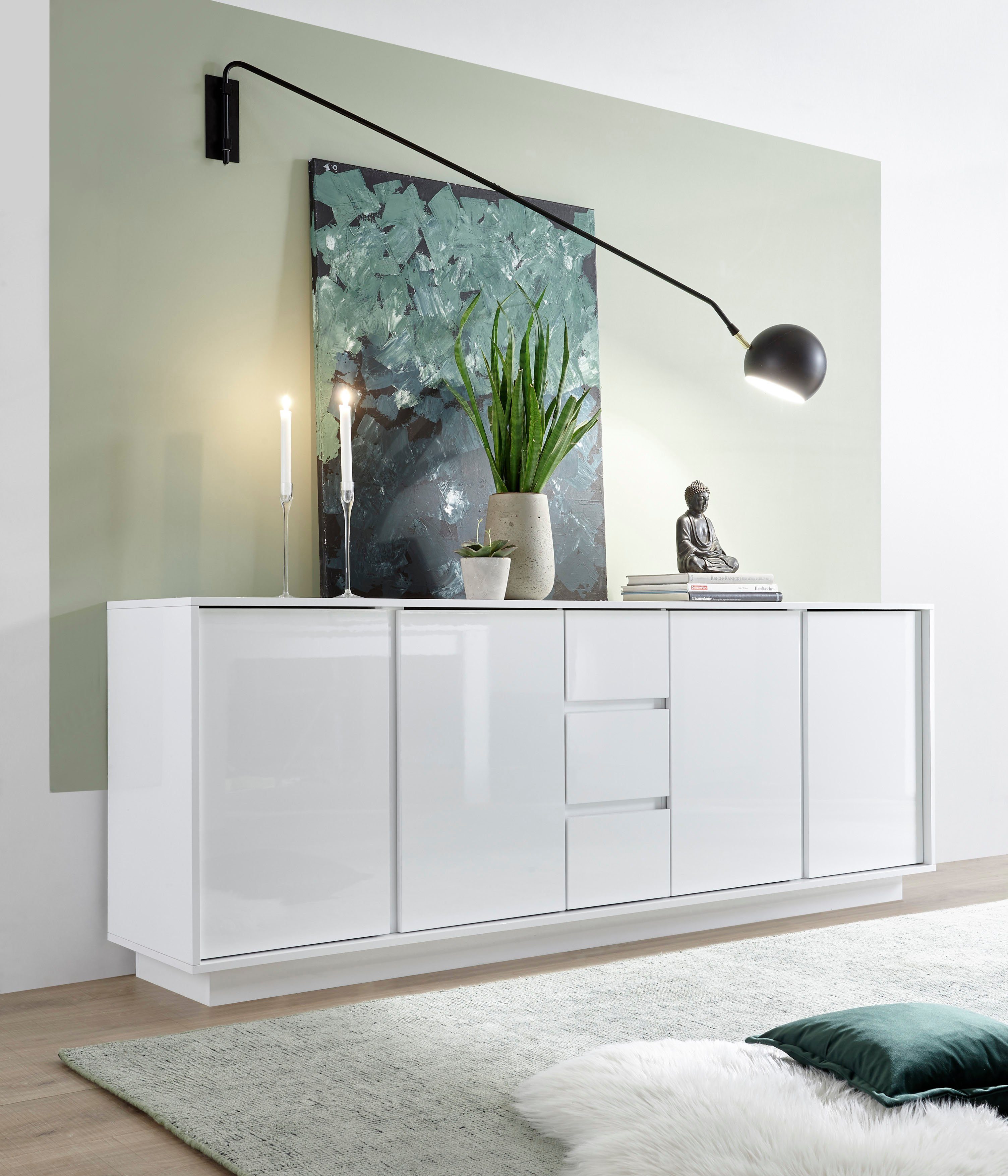 LC Sideboard Ice, grifflos