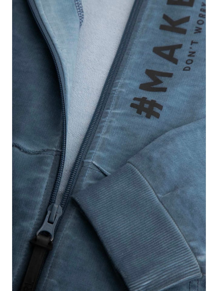 Coccodrillo Sweatshirt mit Reißverschluss  in blau günstig kaufen