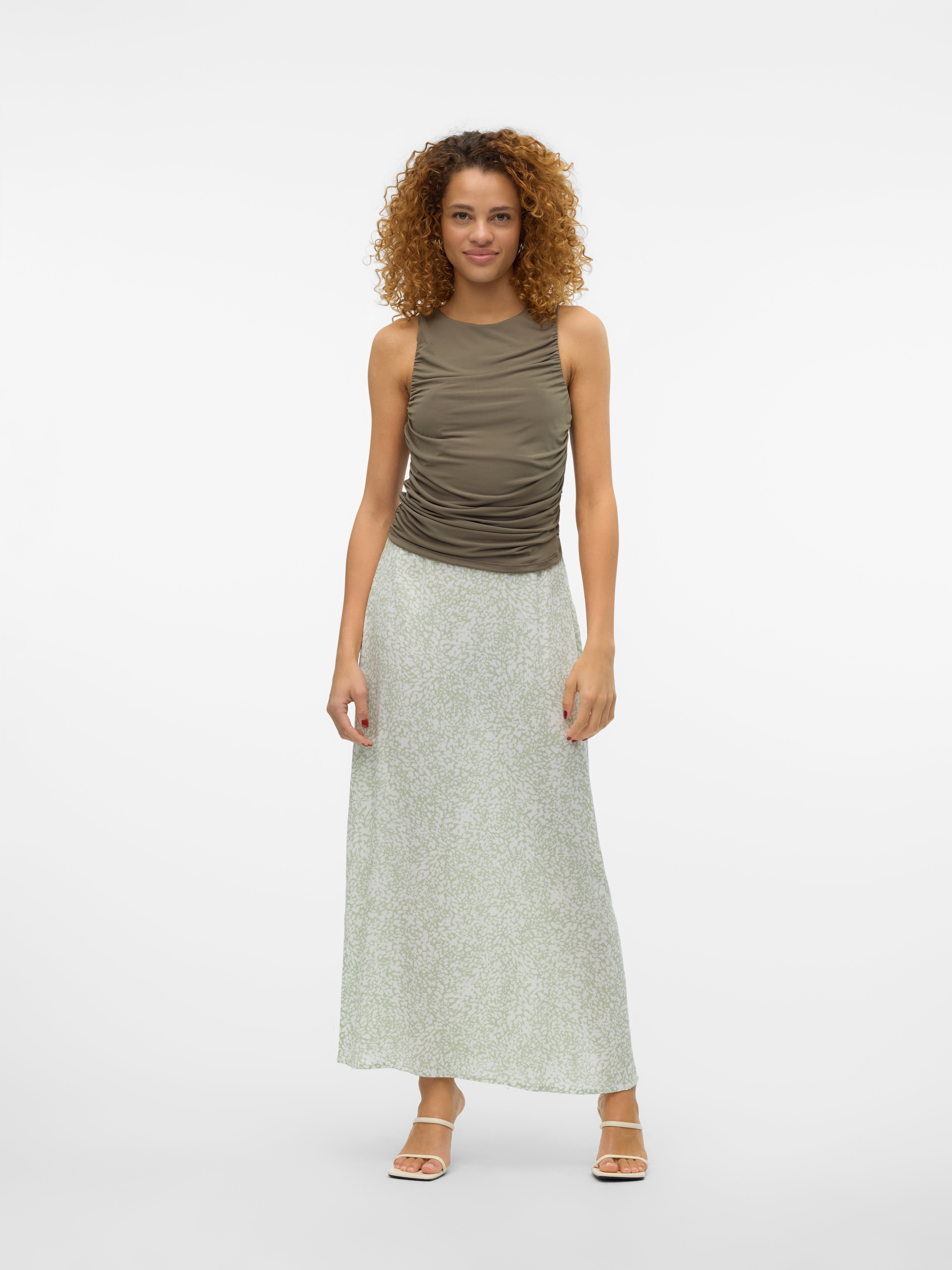VMMENNY Mittlere Taille Langer Rock