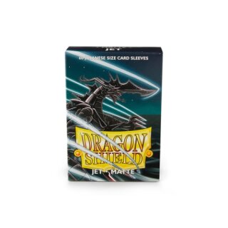 Dragon Shield Small Sleeves - Japanese Matte Jet (60)