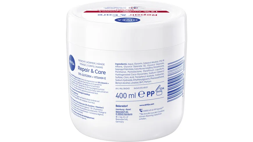 Nivea Körpercreme Repair & Care 400 ml