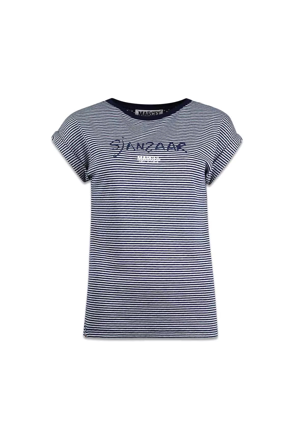 Le Fabuleux Marcel De Bruxelles Tshirts Femme couleur bleu
