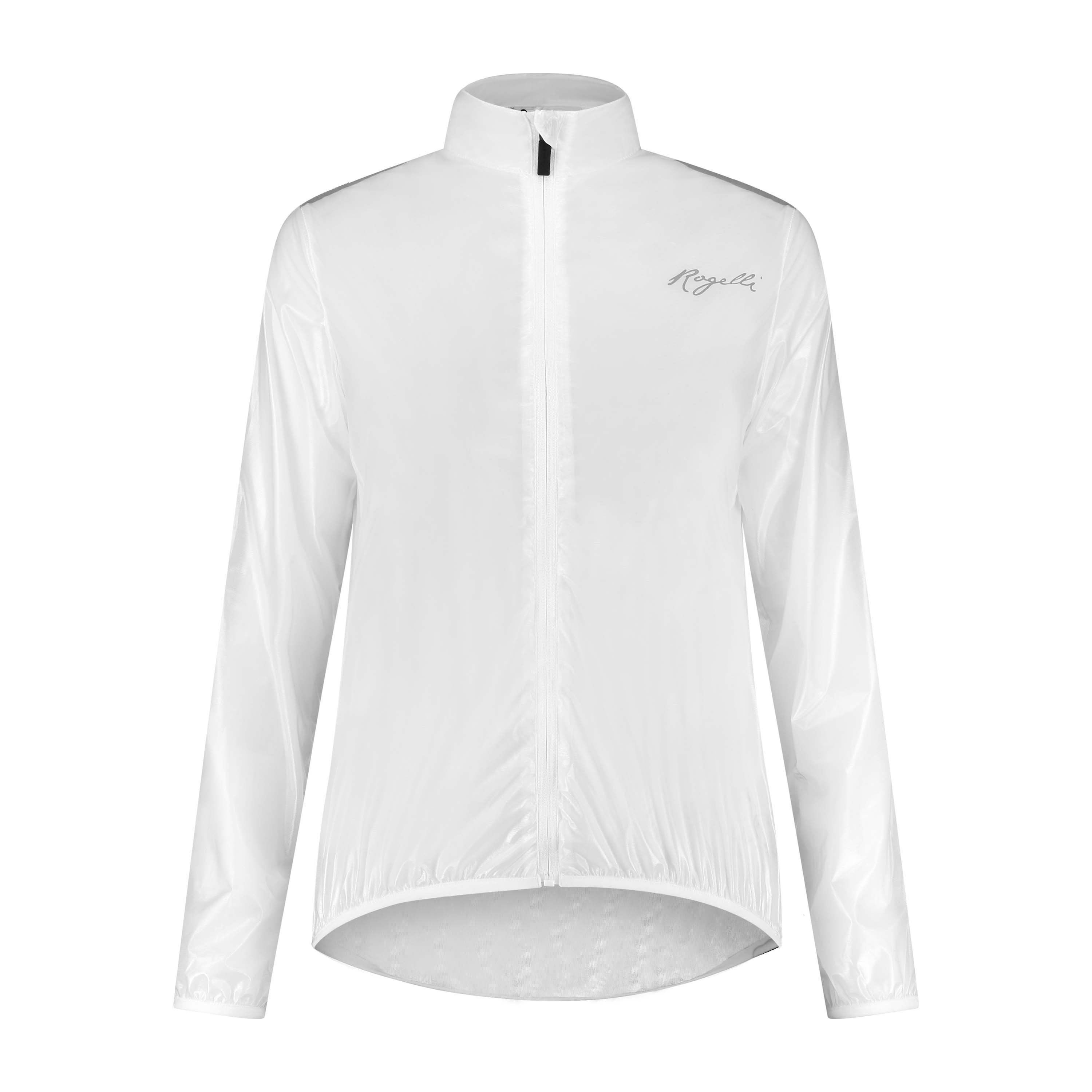 Rogelli Emergency Weiß Damen Fahrrad Regenjacke