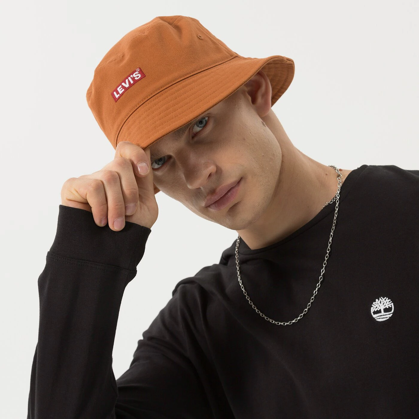 LEVI'S HUT BUCKET HAT Orange