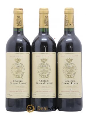 Château Gruaud Larose 2ème Grand Cru Classé  2001 - Lot de 3 Bouteilles