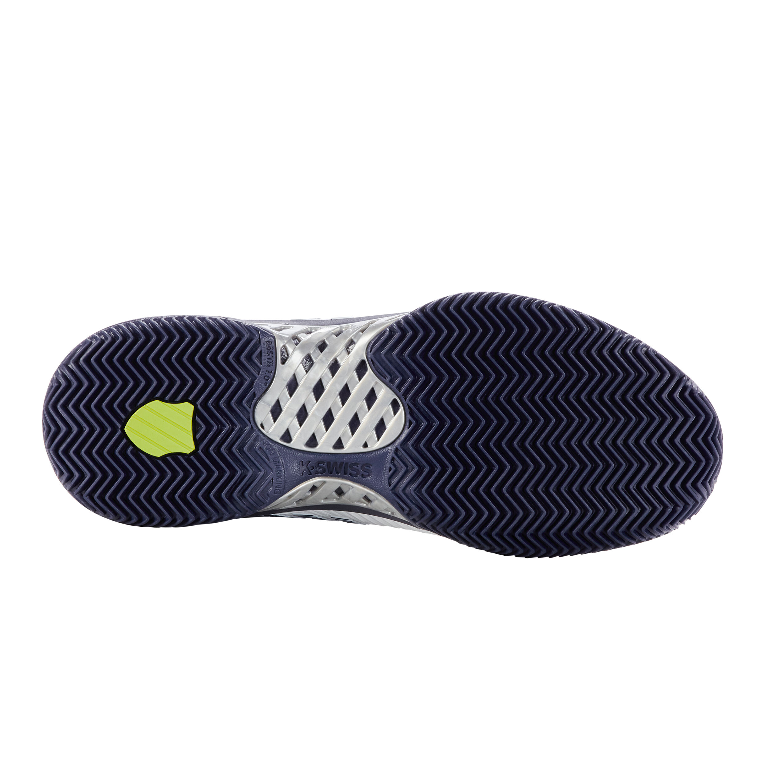Hypercourt Express 2 Sandplatzschuh Herren - Weiß, Dunkelblau