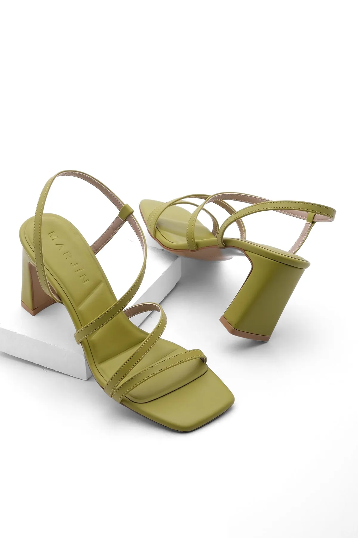 Marjin  High Heels - Grün - Pfennigabsatz/Stiletto