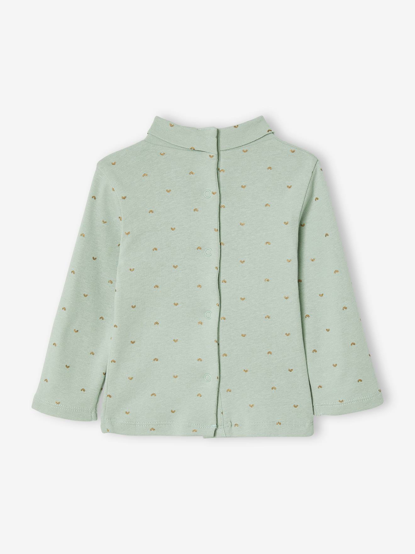 Lot de 2 sous-pulls bébé fille BASICS lot vert