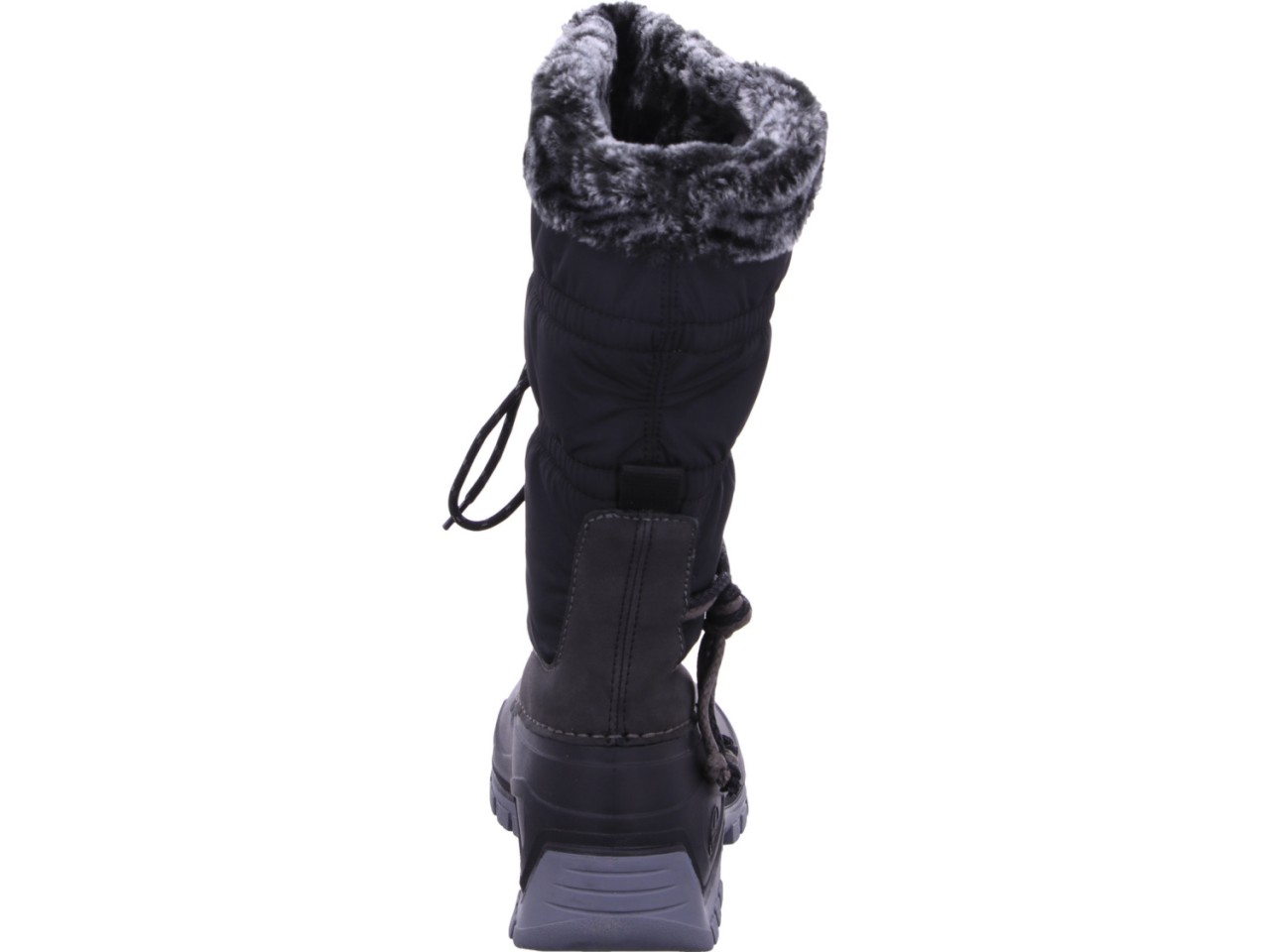 RIEKER Schnür-Stiefeletten schwarz