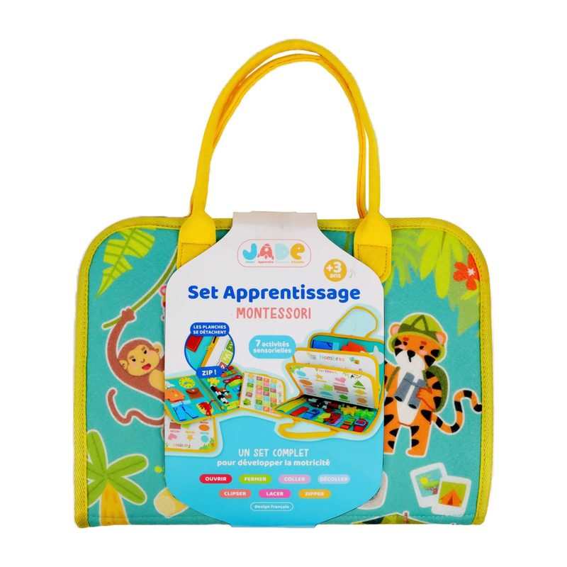 Valisette apprentissage Montessori 7 activités JADE